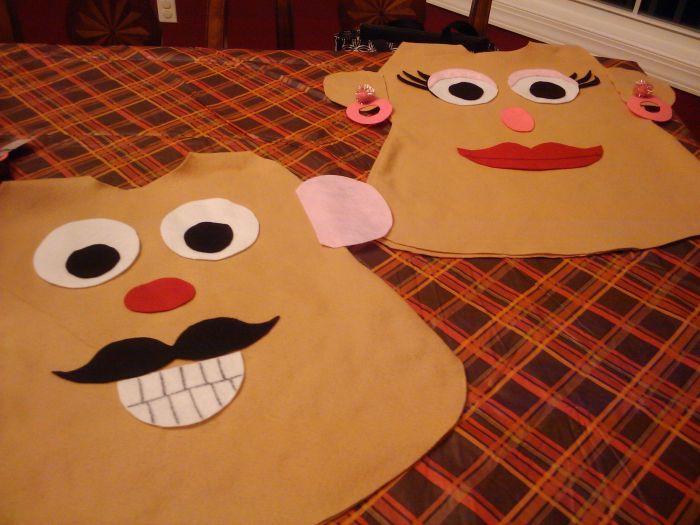 Potato head costume diy