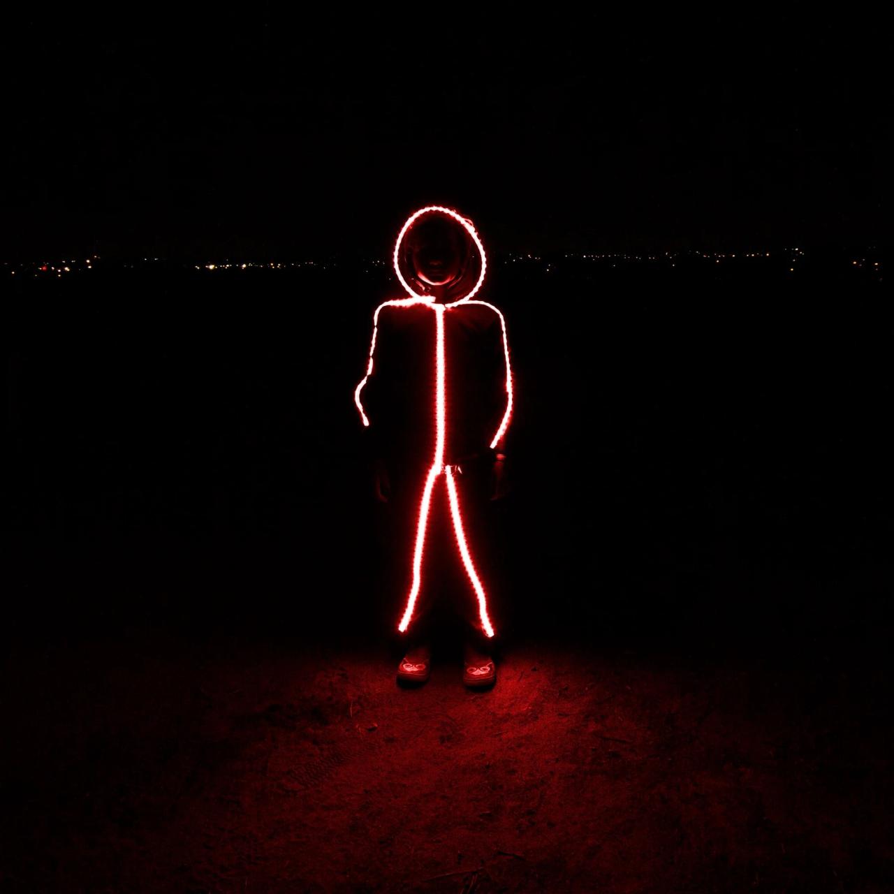 Diy glow stick costume